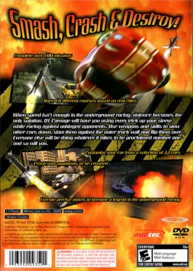DT Carnage box cover back